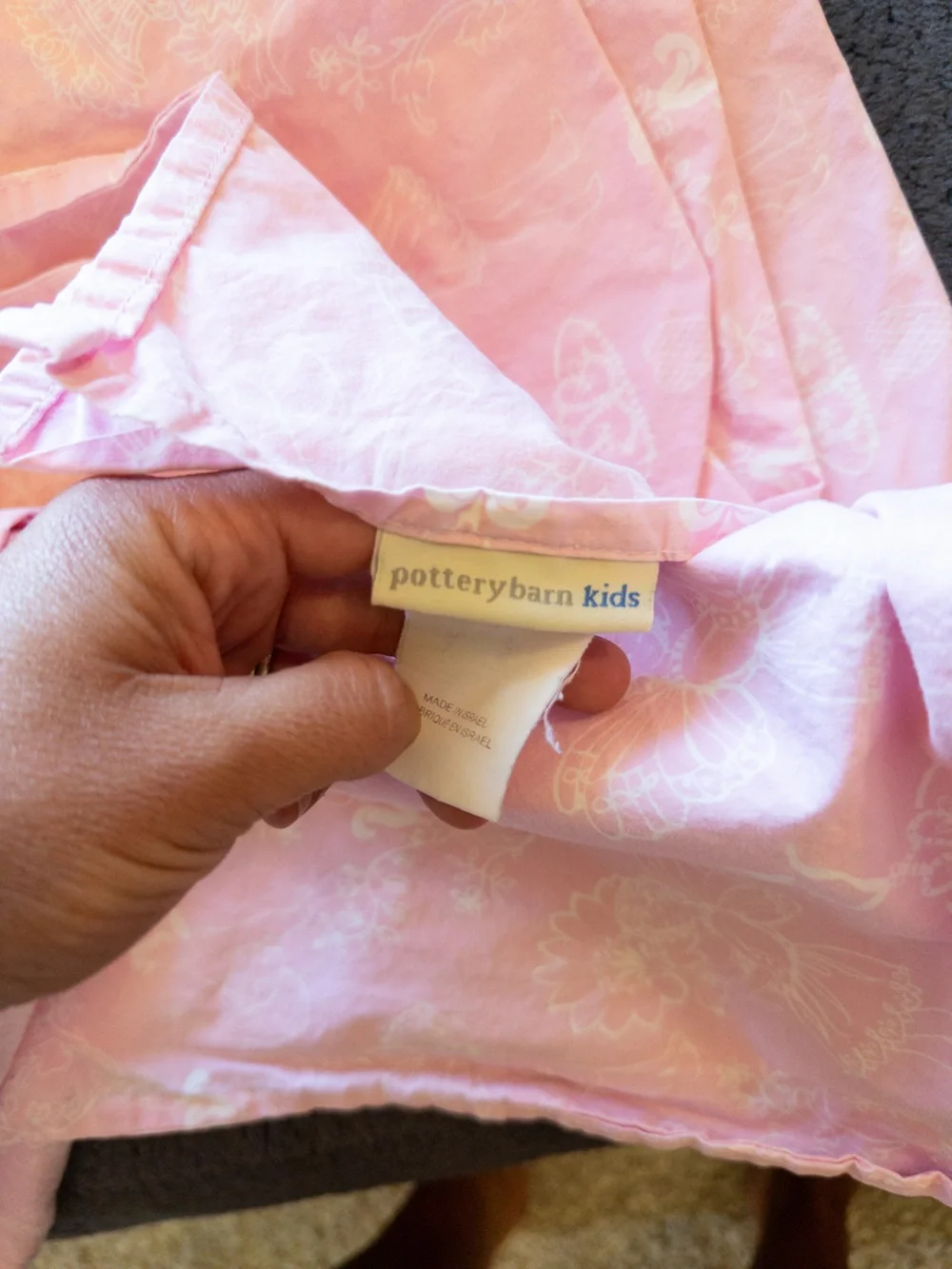 Pottery Barn Kids Set of 3 Organic Cotton Twin Flat Sheets Barbie Fairy Princess